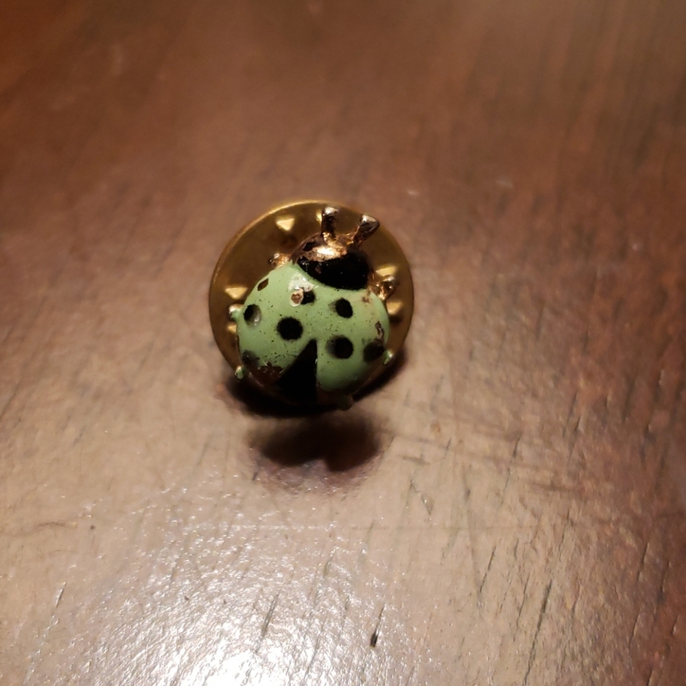 Blue Ladybug Tac Pin